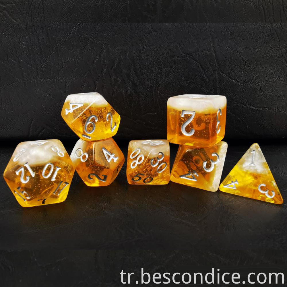 Beer Role Playing Game Dice Set 4